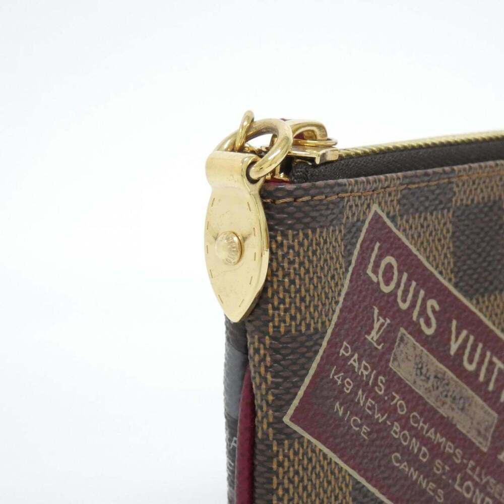 LOUIS VUITTON Brown Damier Pochette Pouch - Picture 6 of 8